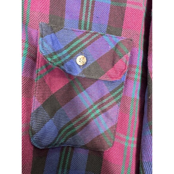 Vintage Union Made Great Northwest Sportswear Flannel Plaid Shirt Men's Sz 2XL? - Picture 8 of 16